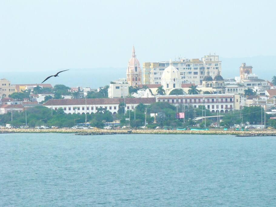 Apartamento , Vista A La Ciudad Antigua Y Playa Cartagena 외부 사진