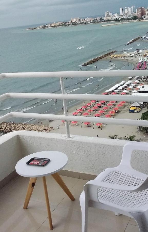 Apartamento , Vista A La Ciudad Antigua Y Playa Cartagena 외부 사진