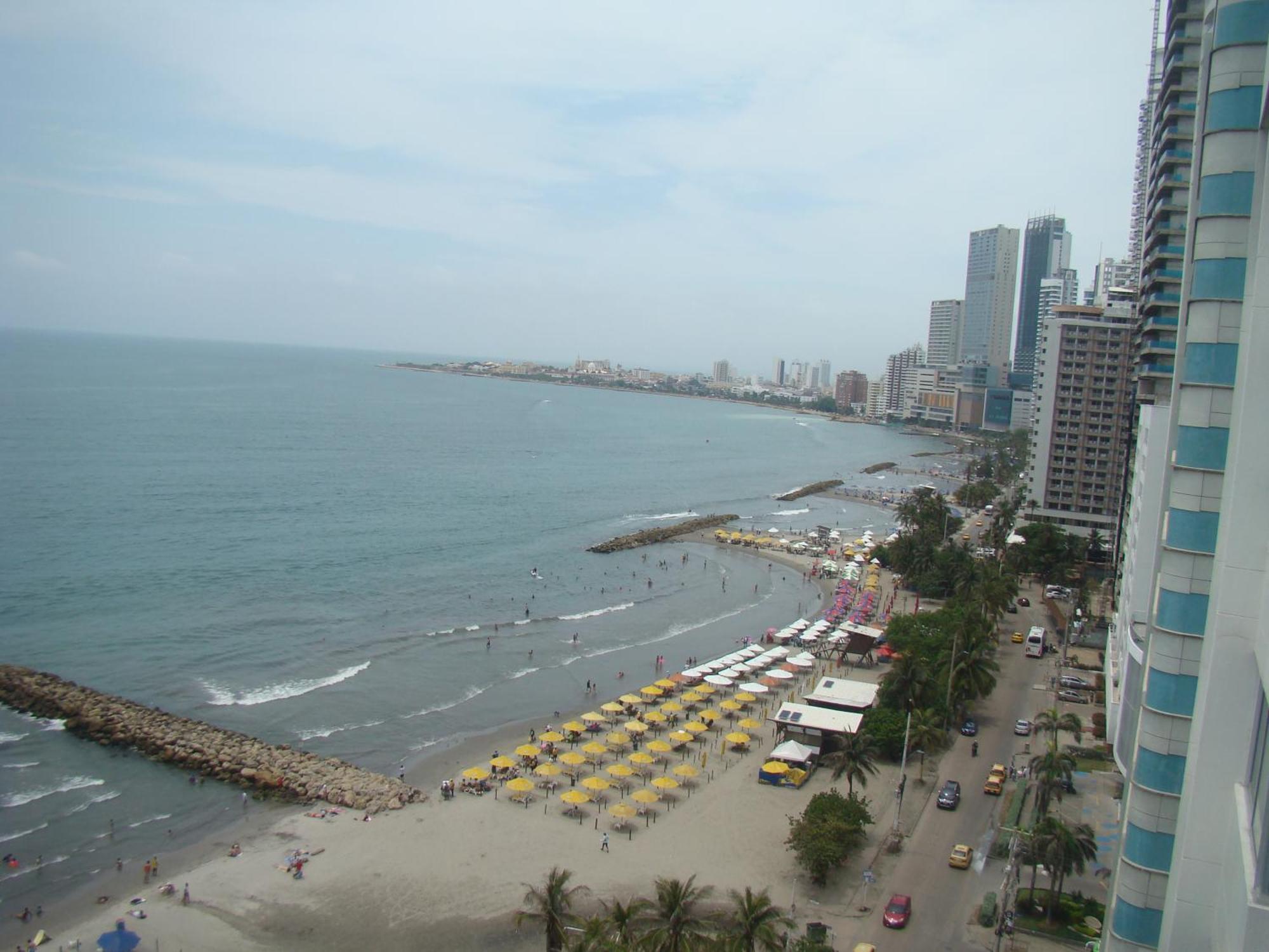 Apartamento , Vista A La Ciudad Antigua Y Playa Cartagena 외부 사진